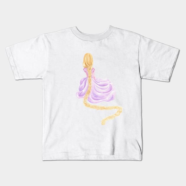 Princess 1 Kids T-Shirt by littlemoondance